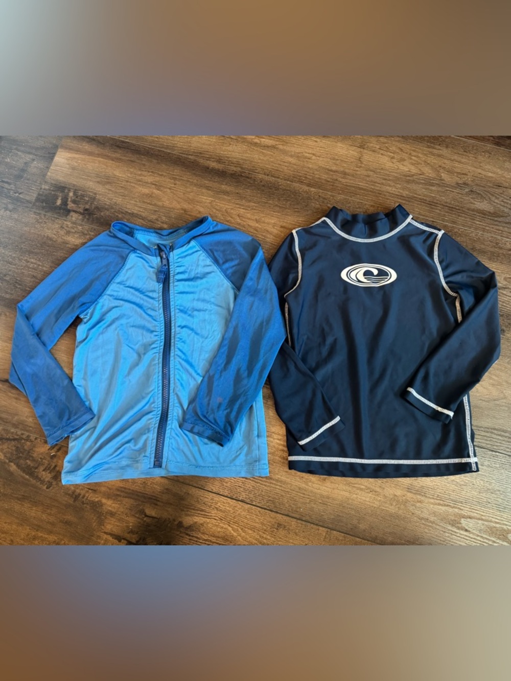 Boys long sleeved swim rashguards size 4t